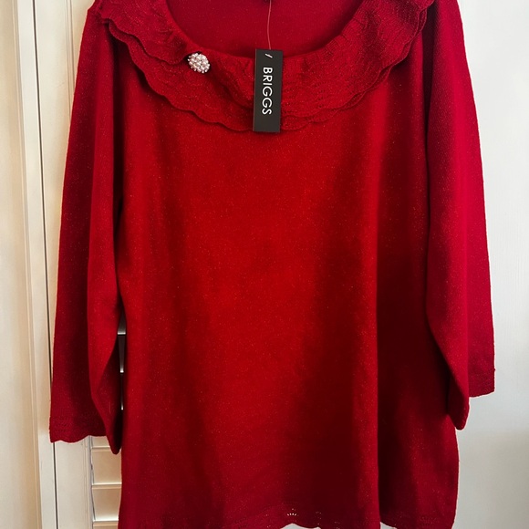Briggs New York Sweaters - Briggs Women's Red Sweater